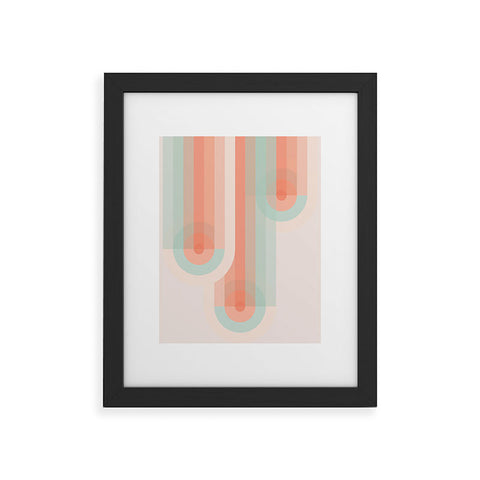 Mirimo Yoyo Peach Framed Art Print