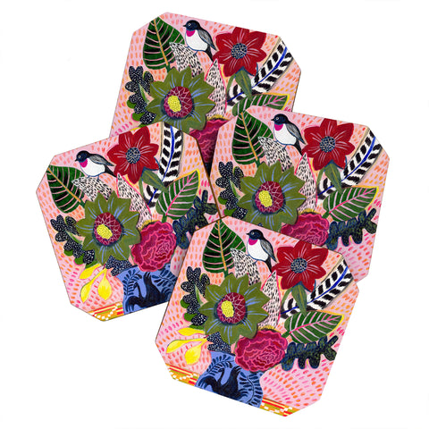 Misha Blaise Design Celebrate the Day Coaster Set