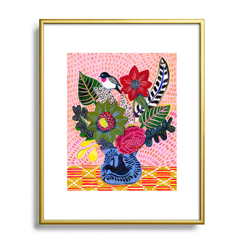 Misha Blaise Design Celebrate the Day Metal Framed Art Print