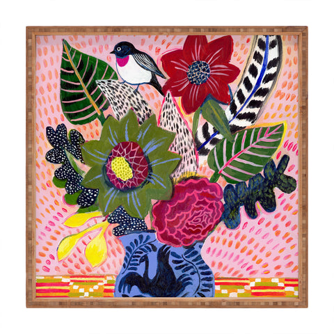 Misha Blaise Design Celebrate the Day Square Tray