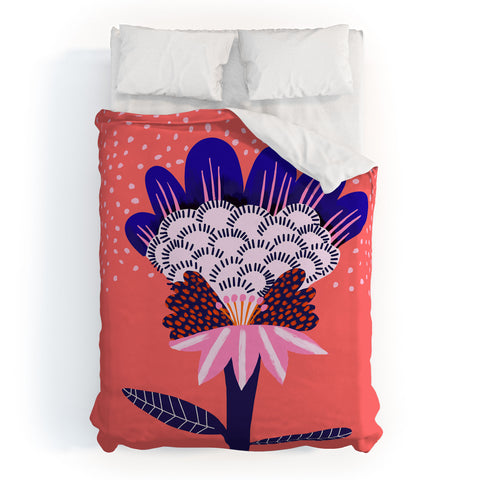 Misha Blaise Design Fabuluscious Flower Duvet Cover