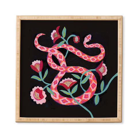 Misha Blaise Design Garden Snake Framed Wall Art
