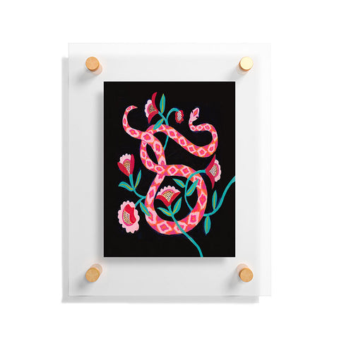 Misha Blaise Design Garden Snake Floating Acrylic Print