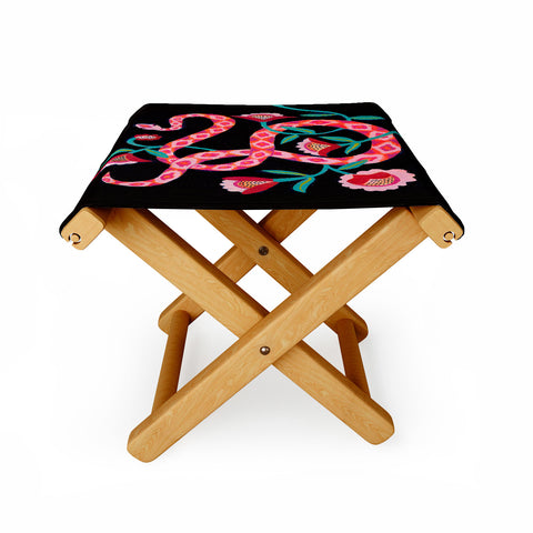 Misha Blaise Design Garden Snake Folding Stool