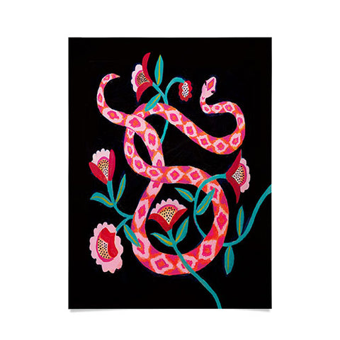 Misha Blaise Design Garden Snake Poster