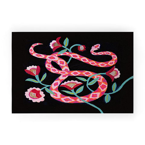 Misha Blaise Design Garden Snake Welcome Mat