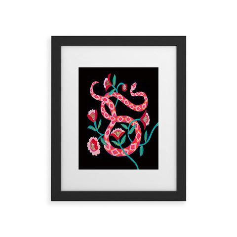 Misha Blaise Design Garden Snake Framed Art Print