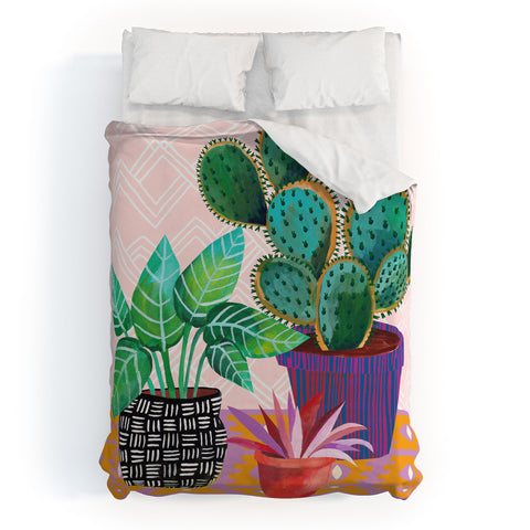 Misha Blaise Design Plants Are Life Duvet Cover