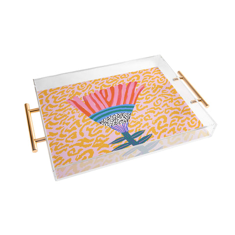 Misha Blaise Design Radicallia Flower Acrylic Tray