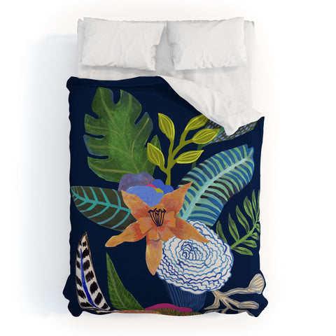 Misha Blaise Design Walk This Earth Duvet Cover