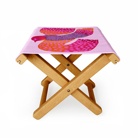 Misha Blaise Design Wild Bird Folding Stool