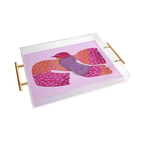 Misha Blaise Design Wild Bird Acrylic Tray