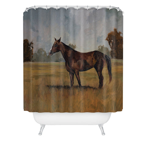 Miss Mustard Seed Runaway Rocky Shower Curtain