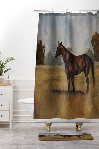 Miss Mustard Seed Runaway Rocky Shower Curtain And Mat