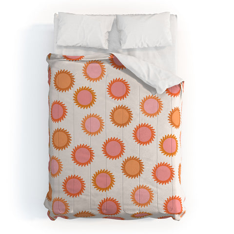 Modern Tropical Bright Sunshine Comforter