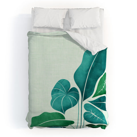 Modern Tropical Cacophony Duvet Cover