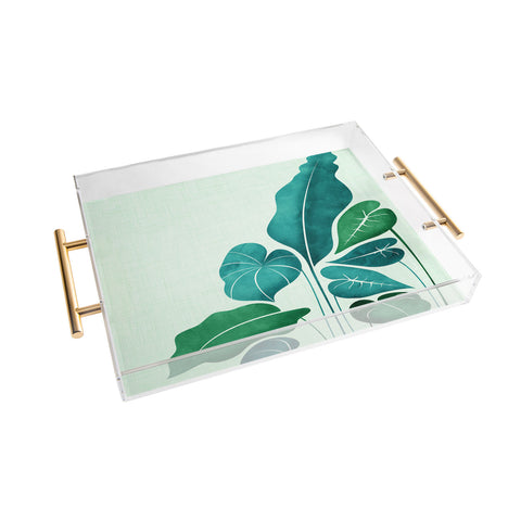 Modern Tropical Cacophony Acrylic Tray