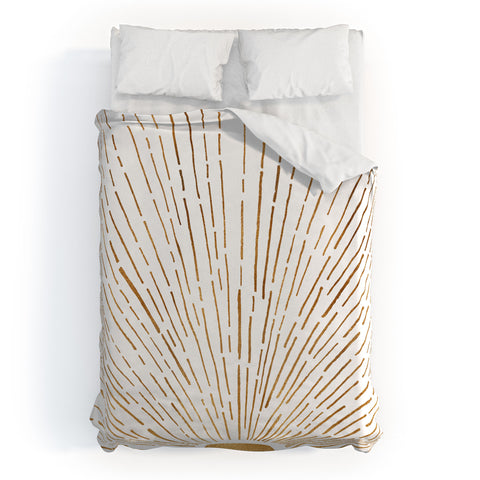 Modern Tropical Let The Sunshine In Duvet Cover