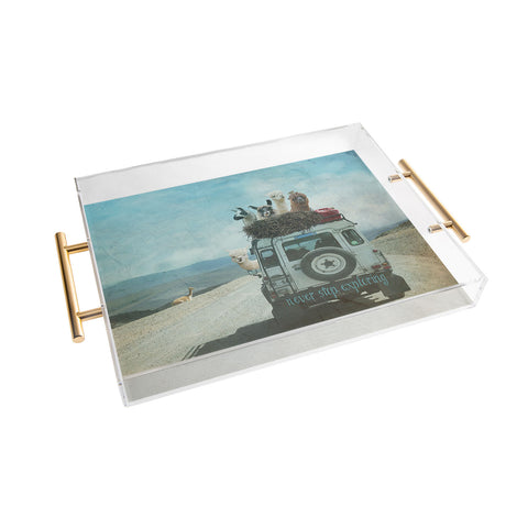 Monika Strigel 1P ALPACA LAMA WANDERLUST Acrylic Tray