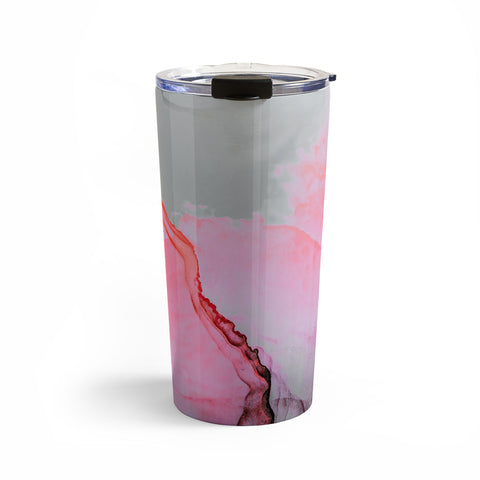 Monika Strigel 1P BETTER TOGETHER PINK INK Travel Mug