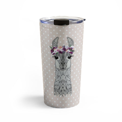 Monika Strigel 1P FLOWER GIRL ALPACA BLUSH Travel Mug