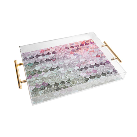 Monika Strigel 1P SUMMER MERMAID SAGE ROSE Acrylic Tray