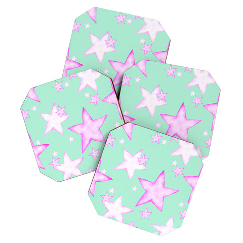 Monika Strigel All My Stars Will Shine For You Coaster Set