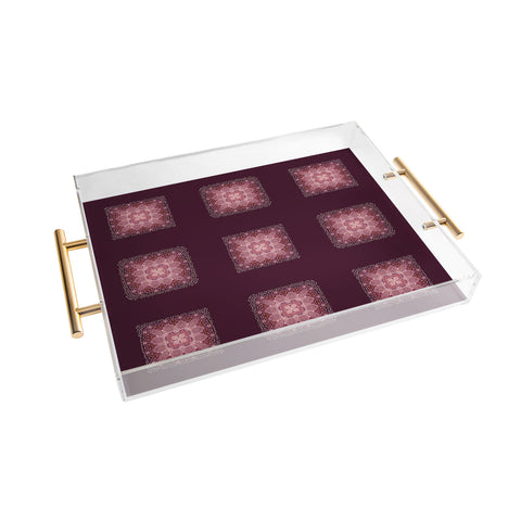 Monika Strigel AZIZA RED II Acrylic Tray