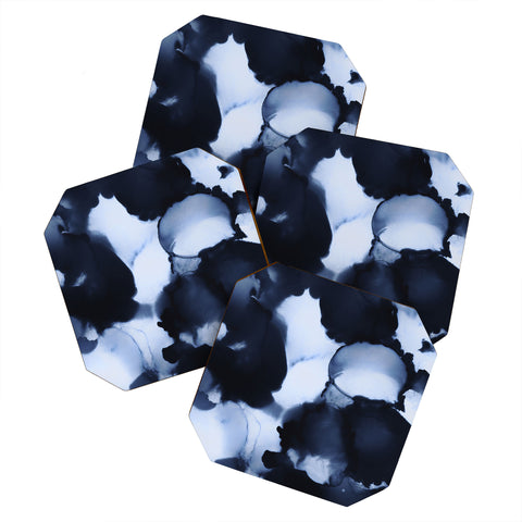 Monika Strigel BLUE INK 22 Coaster Set