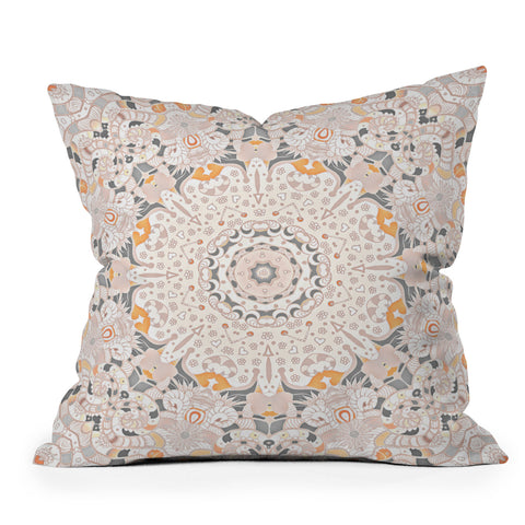 Monika Strigel BOHO SUMMER GREY Outdoor Throw Pillow