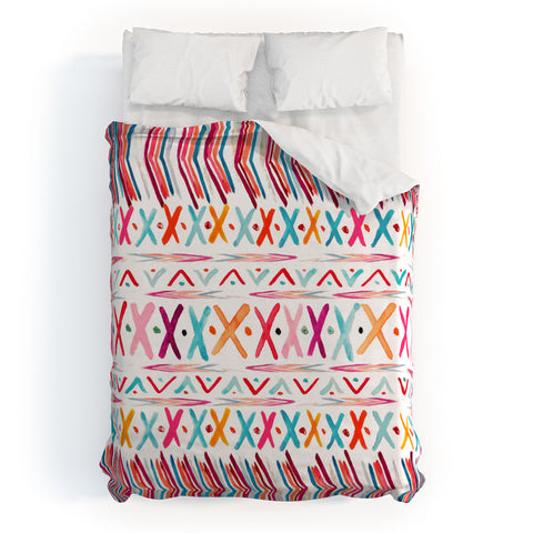 Monika Strigel Crazy Echo Duvet Cover