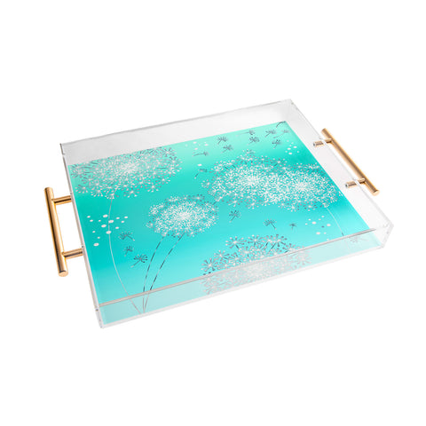 Monika Strigel Dandy Snowflake Acrylic Tray