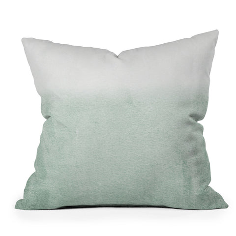 Monika Strigel FADING GREEN EUCALYPTUS Outdoor Throw Pillow