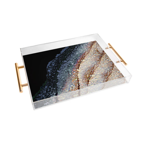 Monika Strigel FLAWLESS GREY GOLD Acrylic Tray