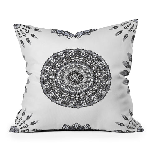 Monika Strigel GREEK BLACK SUNSHINE Outdoor Throw Pillow