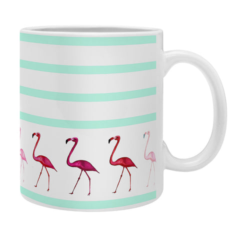 Monika Strigel Mini Flamingo Walk Coffee Mug