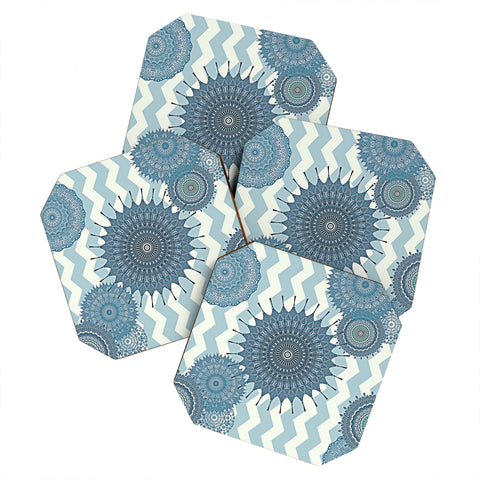 Monika Strigel My Blue Winter Dreams Coaster Set