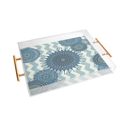 Monika Strigel My Blue Winter Dreams Acrylic Tray