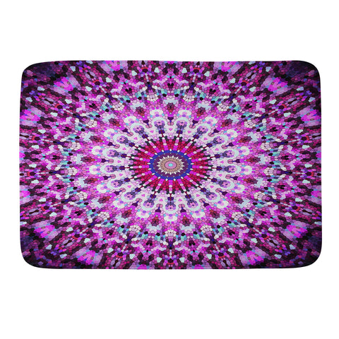 Monika Strigel Pink Arabesque Memory Foam Bath Mat