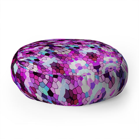 Monika Strigel Pink Arabesque Floor Pillow Round