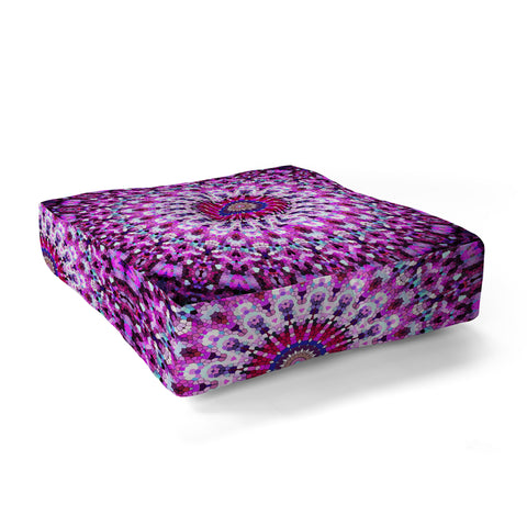 Monika Strigel Pink Arabesque Floor Pillow Square