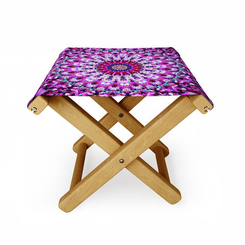 Monika Strigel Pink Arabesque Folding Stool