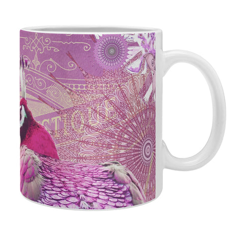 Monika Strigel Pink Peacock Coffee Mug