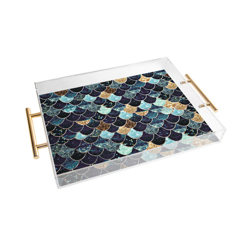 Monika Strigel REALLY MERMAID MYSTIC BLUE Acrylic Tray