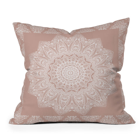 Monika Strigel SERENDIPITY BLUSH Outdoor Throw Pillow