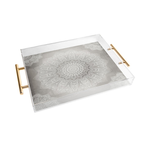 Monika Strigel SERENDIPITY LIGHT GREY Acrylic Tray