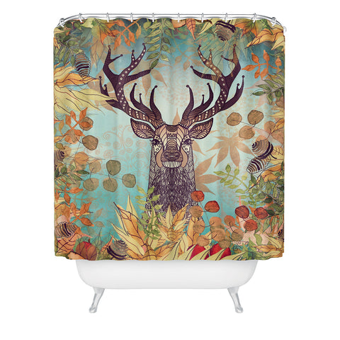 Monika Strigel The Friendly Stag Shower Curtain