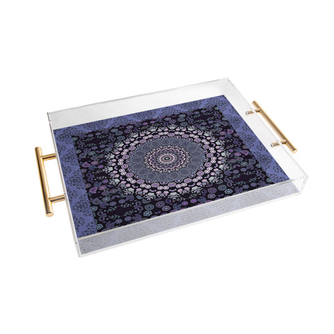 Monika Strigel TRIP TO HAPPINESS INDIGO BLUE Acrylic Tray