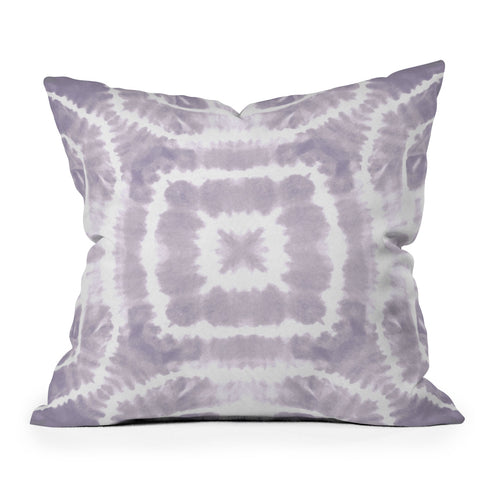 Monika Strigel WILD AND FREE URBAN LAVENDER Outdoor Throw Pillow
