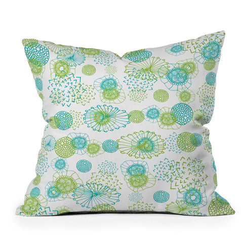 Monika Strigel Winter In My Garden Outdoor Throw Pillow